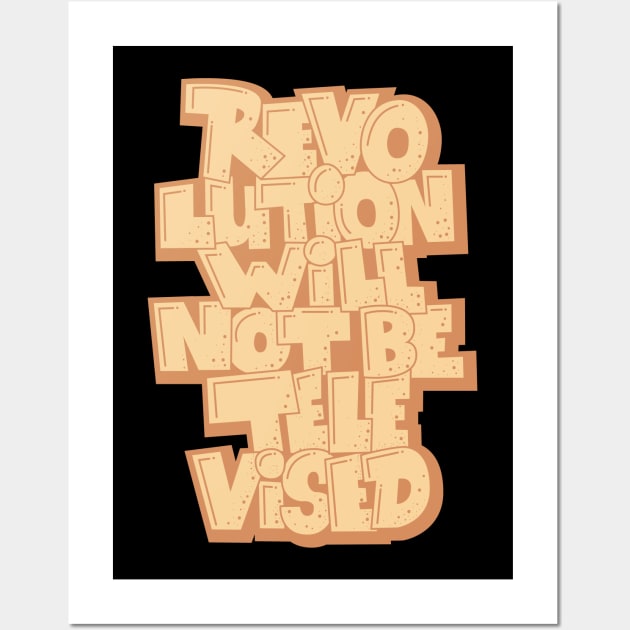 Revolution will not be Televised - Gil Scott-Heron - Soul and Jazz Legend Wall Art by Boogosh